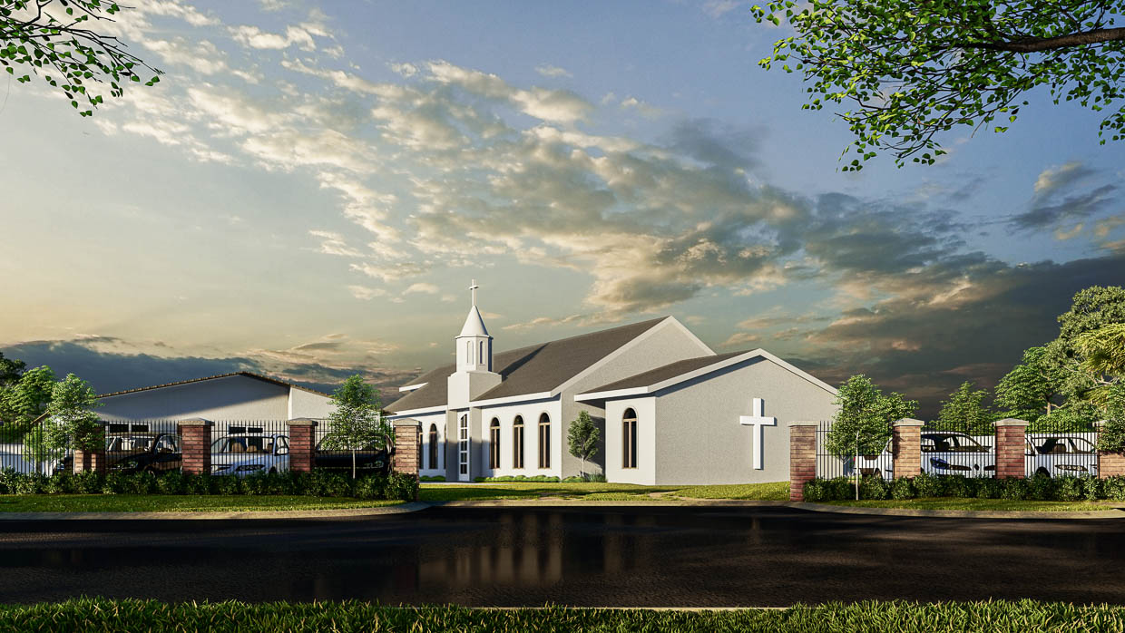 New Church Design - Front View